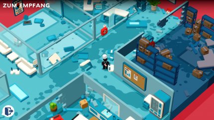 Schutt und Asche: Good Job! kombiniert Puzzles mit chaotischer Action und lustigem Gameplay. Clever: Egal wie chaotisch es wird, echter Stress kommt dabei nicht auf.