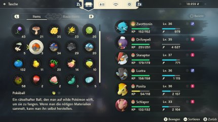 Ihr könnt Pokébälle zwar nach wie vor bei Händlern kaufen, selber welche herzustellen ist jedoch deutlich kostengünstiger und dank des Crafting-Systems das reinste Kinderspiel.