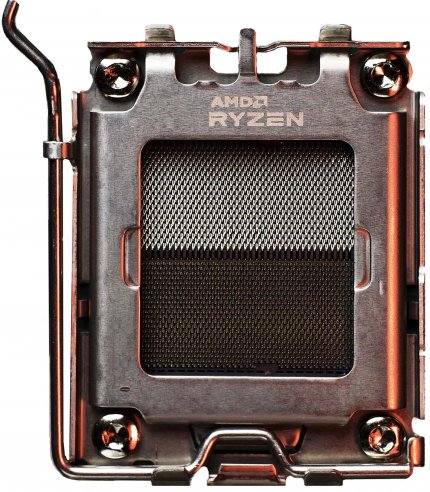 Der bald neu kommende Sockel AM5, noch nicht auf einem Mainboard montiert