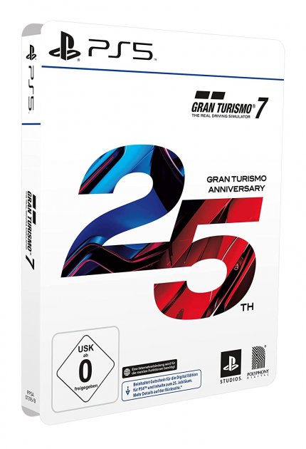 Gran Turismo 7 ist für PS4 und PS5 erhältlich. Neben der Standard Edition gibt es eine GT7 25th Anniversary Edition anlässlich des 25-jährigen Jubiläums der Gran Turismo-Reihe.