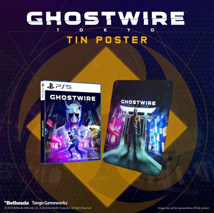 Bei Amazon gibt es Ghostwire Tokyo exklusiv mit Metal Plate im Ghostwire-Design.