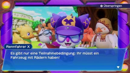 Rennfahrer X ist der sehr heldenhafte Mogry, der die ganze Handlung in Gang setzt. Er ist nicht nur super niedlich, sondern auch sehr mysteriös.