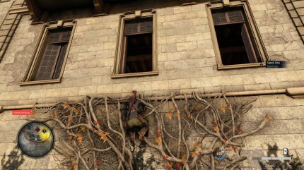 Neu im Repertoire: In Sniper Elite 5 kann unser Protagonist an Wurzeln klettern, um noch geheimer an sein Ziel zu gelangen.