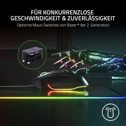 <strong>Top-Qualität zum Super-Preis:</strong> Razer Basilisk V3 Gaming-Maus-Testsieger jetzt günstig wie nie bei Amazon.