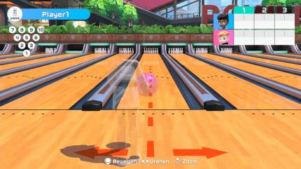 Die Bowlinghalle aus Switch Sports