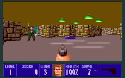 Wolfenstein 3D erschien als Shareware-Produkt, bei dem man sich mehrere Erweiterungspakete dazu kaufen konnte. Spätere Episoden beziehungsweise Kapitel brachten auch neue Gegnertypen ins Spiel.