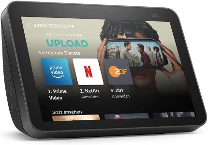 Der Echo Show 8 für Alexa und Prime Video wurde bei Amazon jetzt stark im Preis reduziert.