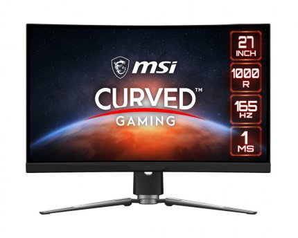 Der MSI MPG Artymis 273CQRDE hat ein Curved-Display, also einen gebogenen Bildschirm.
