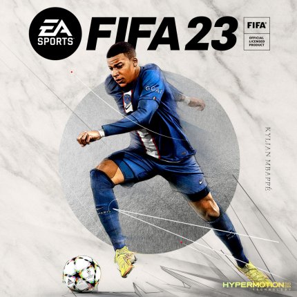 Kylian Mbappé auf dem FIFA 23 Cover*