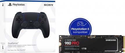 PS5-Super-Spar-Bundle: PS5-Controller + Samsung SSD mit 1 oder 2 TB bei Otto