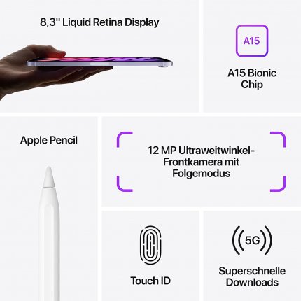 Das iPad mini 8,3 Zoll (2021) gibt es jetzt günstiger bei Amazon.
