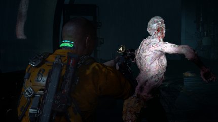 Der Protagonist sieht sich mit einer Art Sci-Fi-Zombie konfrontiert.
