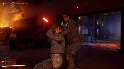 In den meisten Szenen dürfen wir uns entscheiden, ob wir schleichend oder wild prügelnd vorgehen möchten.