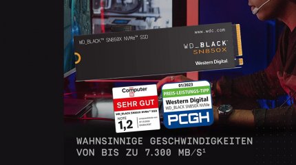 Tiefstpreis für Spitzen-SSD 1 TB von WD für PC &amp; PS5 - 51% Rabatt bei Amazon