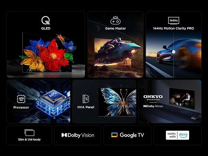 Viel Ausstattung für wenig Geld bietet der TCL QLED TV.