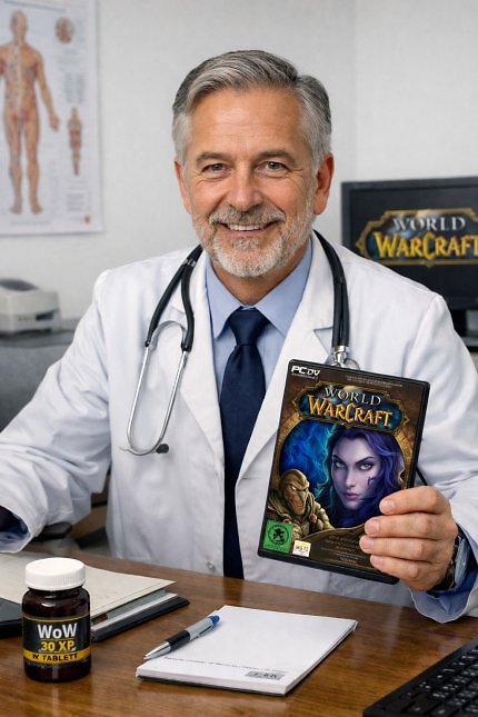 Nachdem zu viele Spieler von WoW abhängig wurden, gibt es jetzt die Methadon-Version von World of Warcraft auf Kosten der Krankenkassen.