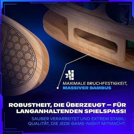 Das SnackPad soll kein billiges Plastikteil sein, sondern ist laut Hersteller aus massivem und robustem Bambusholz gefertigt.