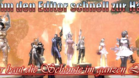 Nimm den Editor schnell zur Hand: Wer baut die Schönste im ganzen Land?