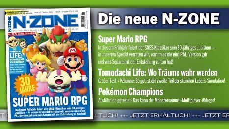 N-ZONE 06/26: Coverstory zu Super Mario RPG, Tests zu Tomodachi Life 2, Pokémon Champions, Pragmata u. v. m.