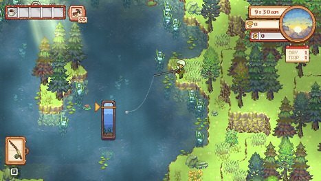 Derby Creek kombiniert Pixel-Charme mit einem Angel-Roguelike