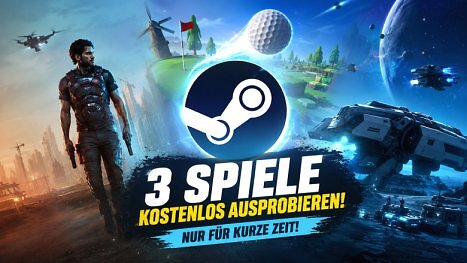 Steam startet Gratis-Aktion mit 3 Spielen bis Montag