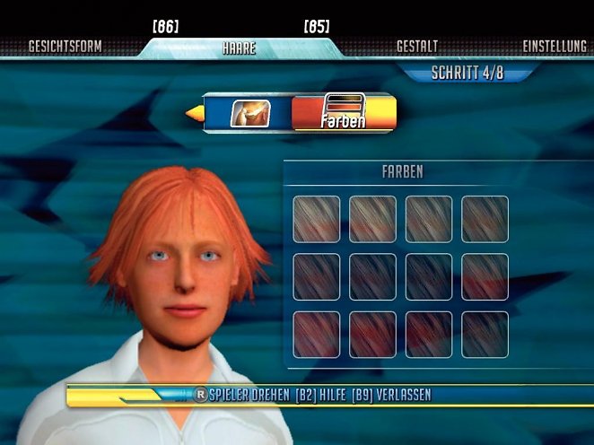 Für den Karrieremodus erstellen Sie sich Ihren eigenen Tennisspieler.