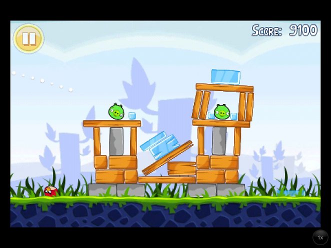 Angry Birds mit Zoom