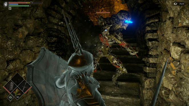 Enge Gänge, fiese Feinde: In solchen Momenten setzt Demon's Souls einen unter Druck, allerdings auch wegen der nicht idealen Kamera.