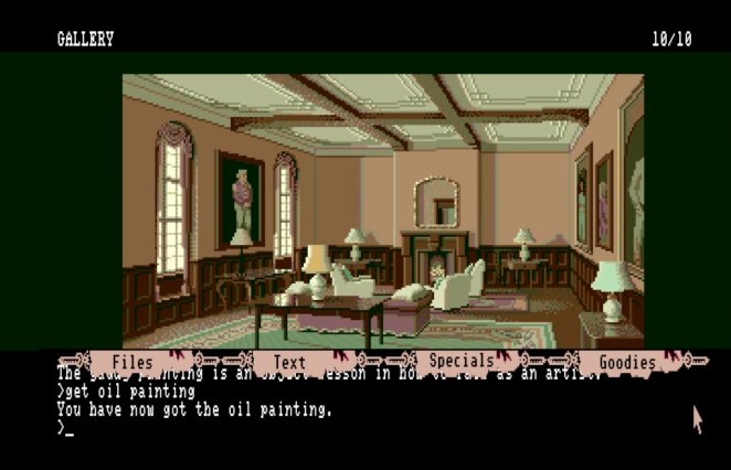 The Guild of Thieves zählte anno 1987 zu den grafisch schönsten Spielen, die für Atari ST und Commodore Amiga erhältlich waren. &nbsp;