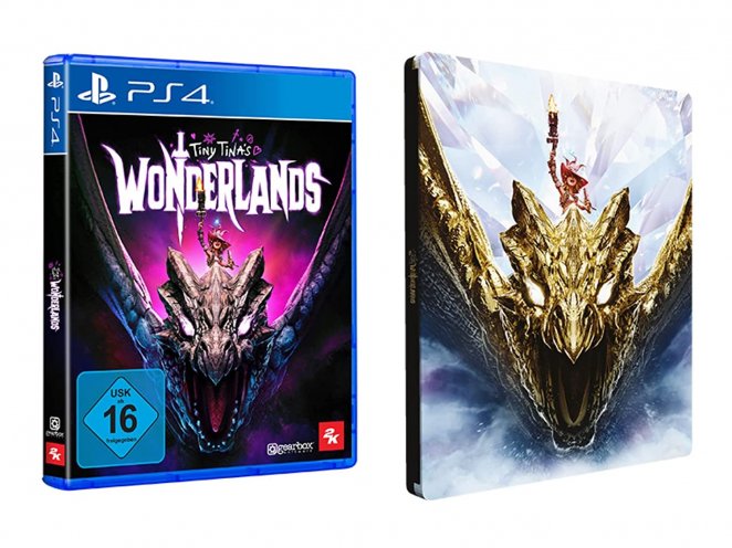 Tiny Tina's Wonderlands ist exklusiv bei Amazon mit Steelbook erhältlich.&nbsp;