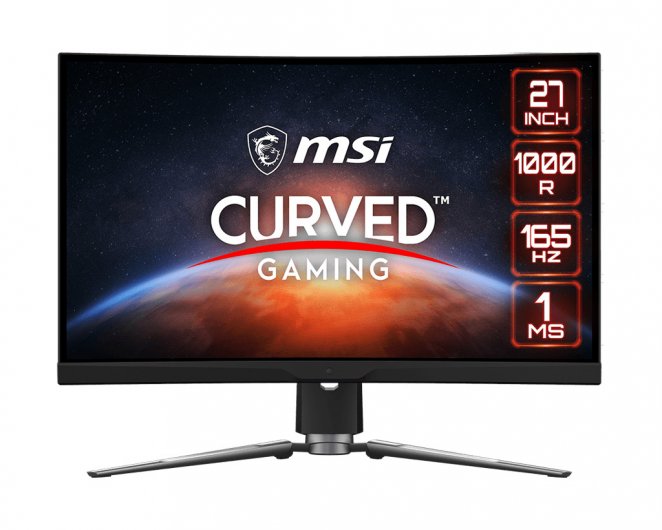 Der MSI MPG Artymis 273CQRDE hat ein Curved-Display, also einen gebogenen Bildschirm.