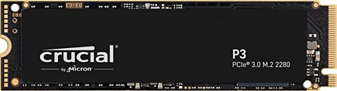 Crucial P3 2TB CT2000P3SSD8 PCIe 3.0 3D NAND NVMe M.2 SSD, Up to 3500MB/s