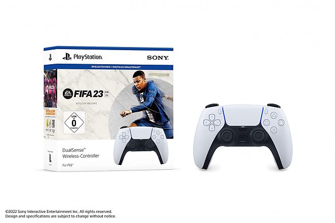 Sony DualSense PS5 Wireless-Controller im FIFA 23 Bundle (Voucher)