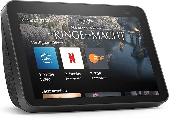 Echo Show 8 (2. Generation, 2021) | HD-Smart Display mit Alexa und 13-MP-Kamera