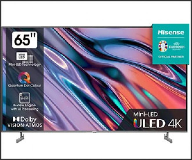 HISENSE 65U6KQ Mini LED TV (Flat, 65 Zoll / 164 cm, UHD 4K, SMART TV)