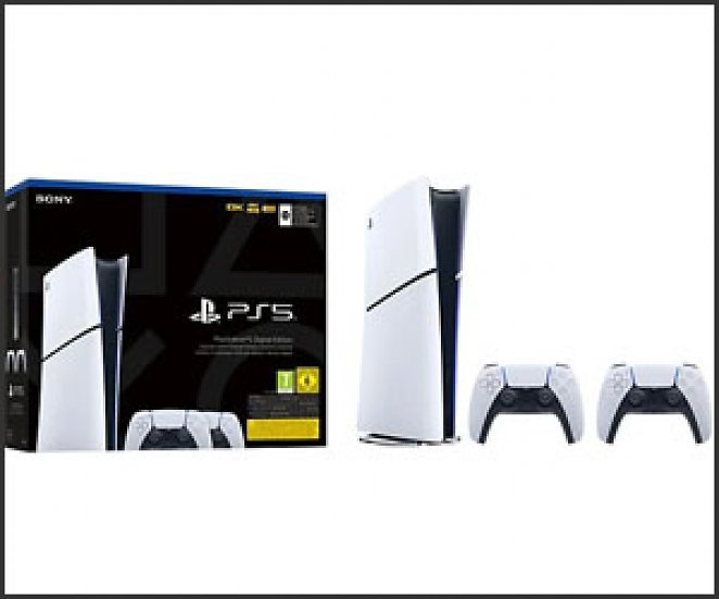 SONY PlayStation®5 Digital Edition Slim Bundle mit zweitem DualSense™ Wireless-Controller