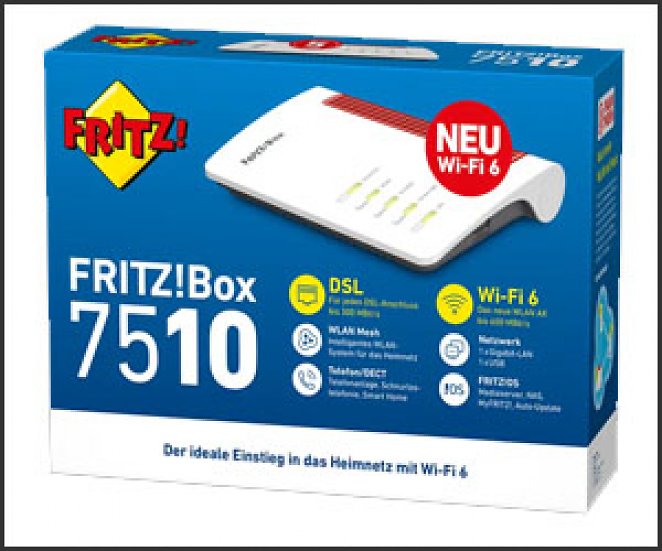 AVM FRITZ!Box 7510 - WLAN 6 Router