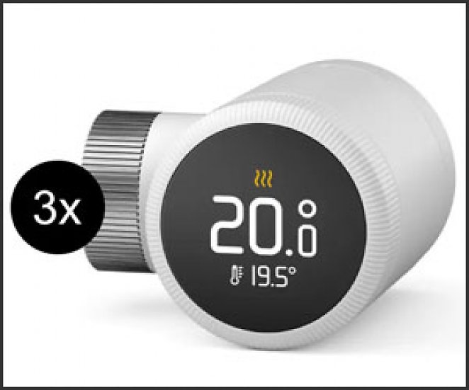 tado° Smartes Heizkörper-Thermostat X - 3er-Set
