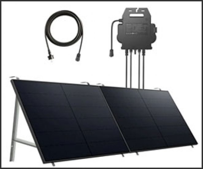 Anker SOLIX RS40B - Balkonkraftwerk Premium mit Balkonhalterungen (2x 410W)