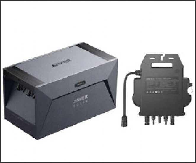 Anker SOLIX Solarbank E1600 + MI80 (BLE) Microinverter (800W)