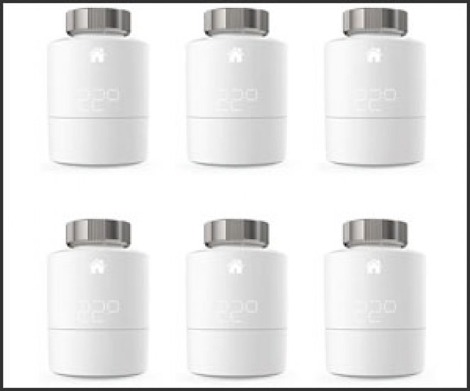 tado° Smartes Heizkörper-Thermostat - Zusatzprodukt für Einzelraumsteuerung 6er-Pack