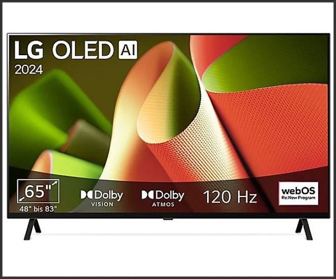 LG OLED65B49LA OLED TV (Flat, 65 Zoll / 165 cm, OLED 4K, SMART TV, webOS 24 mit LG ThinQ)