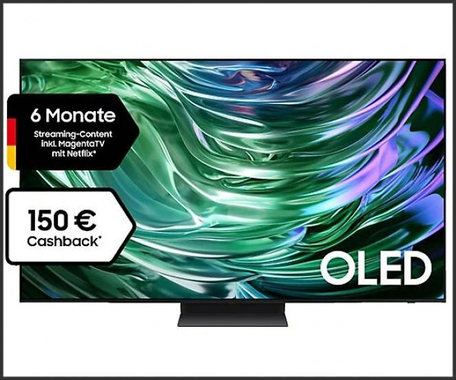 SAMSUNG GQ55S90D OLED TV (Flat, 55 Zoll / 138 cm, OLED 4K, SMART TV, Tizen)
