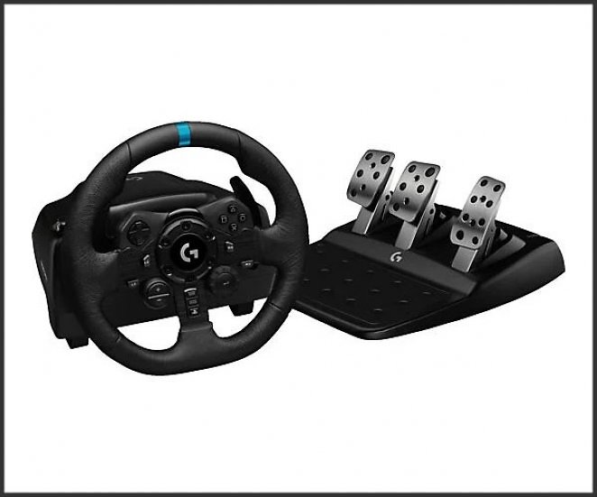 LOGITECH G923 Rennlenkrad und Pedale für PS5, PS4 und PC