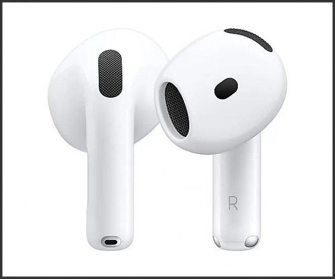 APPLE AirPods 4 mit Aktiver Geräuschunterdrückung, In-ear Kopfhörer Bluetooth Weiß