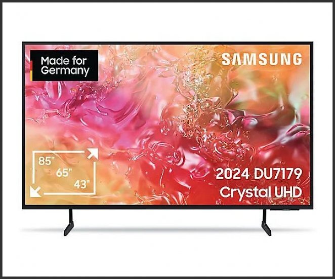 SAMSUNG GU75DU7179U LED TV (Flat, 75 Zoll / 189 cm, UHD 4K, SMART TV, Tizen)