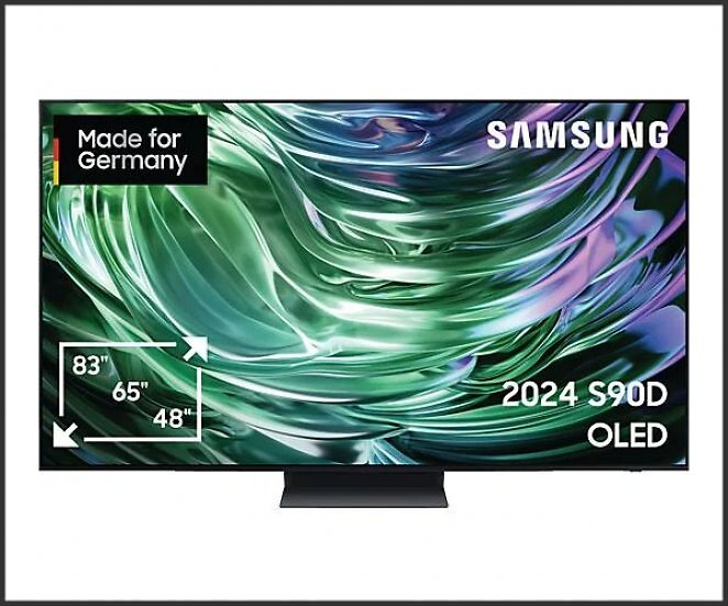 SAMSUNG OLEDGQ65S90D OLED TV (Flat, 65 Zoll / 163 cm, OLED 4K, SMART TV, Tizen)