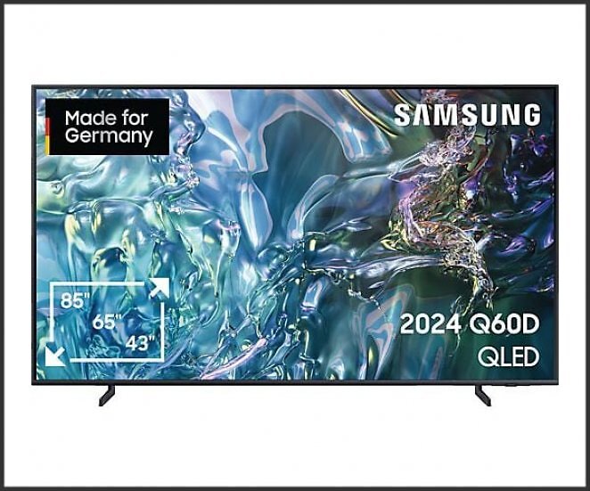 SAMSUNG GQ55Q60D QLED TV (Flat, 55 Zoll / 138 cm, UHD 4K, SMART TV, Tizen)