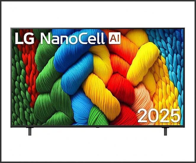 LG NanoCell TV 43NANO80A6B LG NanoCell TV (Flat, 43 Zoll / 109 cm, UHD 4K, SMART TV)