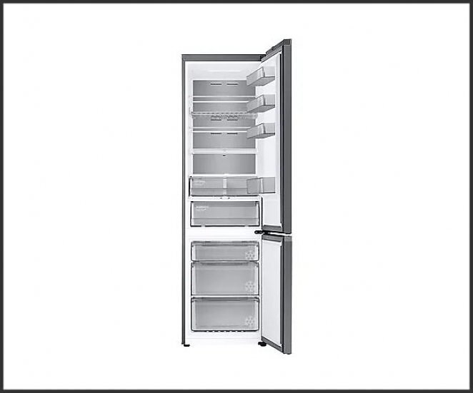 SAMSUNG RL38C776ASR/EG RB7300 Kühlgefrierkombination (A, 387 l, 2030 mm hoch, Edelstahl Look)